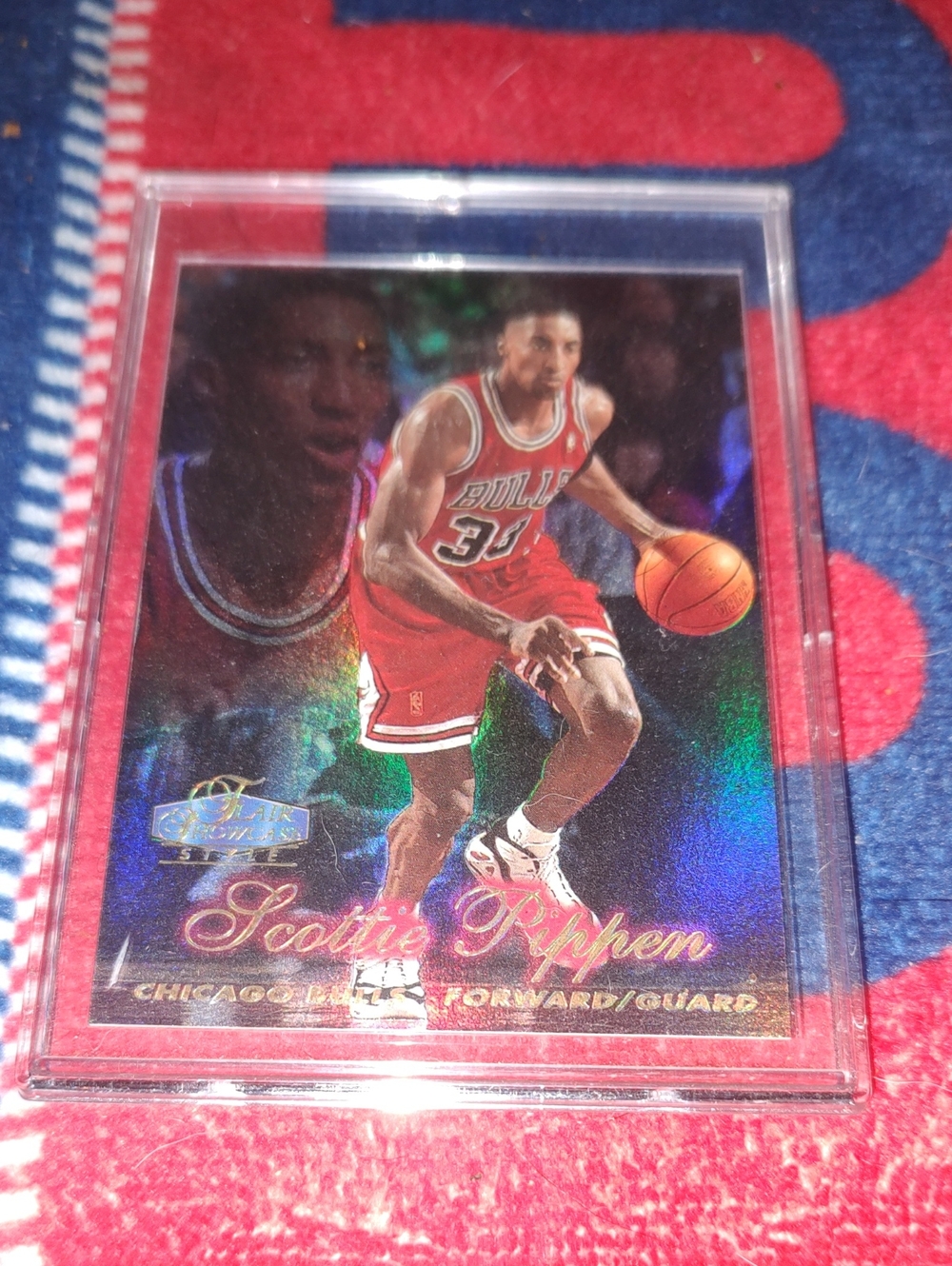 Scottie Pippen Chicago Bulls Holographic Basketball Card